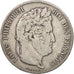 France, Louis-Philippe, 5 Francs, 1834,Nantes, VF(20-25), Silver, KM:749.12