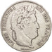 Moneda, Francia, Louis-Philippe, 5 Francs, 1834, Toulouse, BC+, Plata, KM:749.9