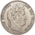 France, Louis-Philippe, 5 Francs, 1837, Bordeaux,TB+,KM:749.7,Gad 678