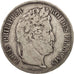 Francia, Louis-Philippe, 5 Francs, 1836, Toulouse, BC+, Plata, KM:749.9