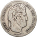 France, Louis-Philippe, 5 Francs, 1837, Lille, VF(20-25), Silver, KM:749.13