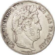 France, Louis-Philippe, 5 Francs, 1838, Rouen, EF(40-45), Silver, KM:749.2