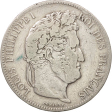 Moneta, Francia, Louis-Philippe, 5 Francs, 1839, Lille, MB, Argento, KM:749.13