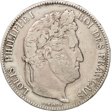 France, Louis-Philippe, 5 Francs, 1840, Rouen, VF(30-35), Silver, KM:749.2
