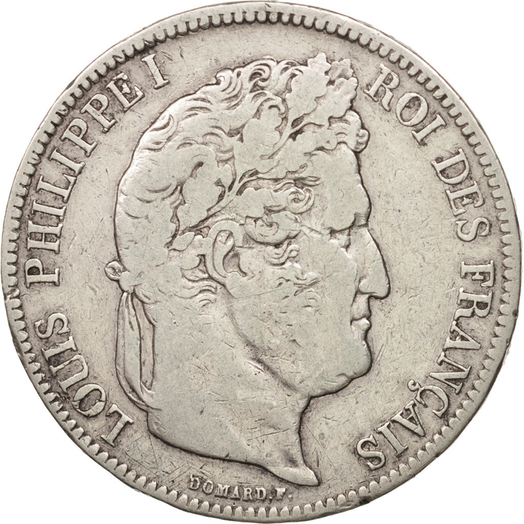 France, Louis-Philippe, 5 Francs, 1841, Bordeaux, TB,KM:749.7,Gad 678