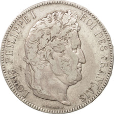 France, Louis-Philippe, 5 Francs, 1842, Rouen, EF(40-45), Silver, KM:749.2