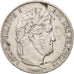 Francia, Louis-Philippe, 5 Francs, 1845, Paris, BB, Argento, KM:749.1