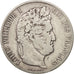 France, Louis-Philippe, 5 Francs, 1844, Paris, VF(20-25), Silver, KM:749.1