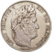 Coin, France, Louis-Philippe, 5 Francs, 1844, Lille, EF(40-45), Silver