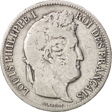 France, Louis-Philippe, 5 Francs, 1831, Toulouse, TB, Argent, Gadoury 678a