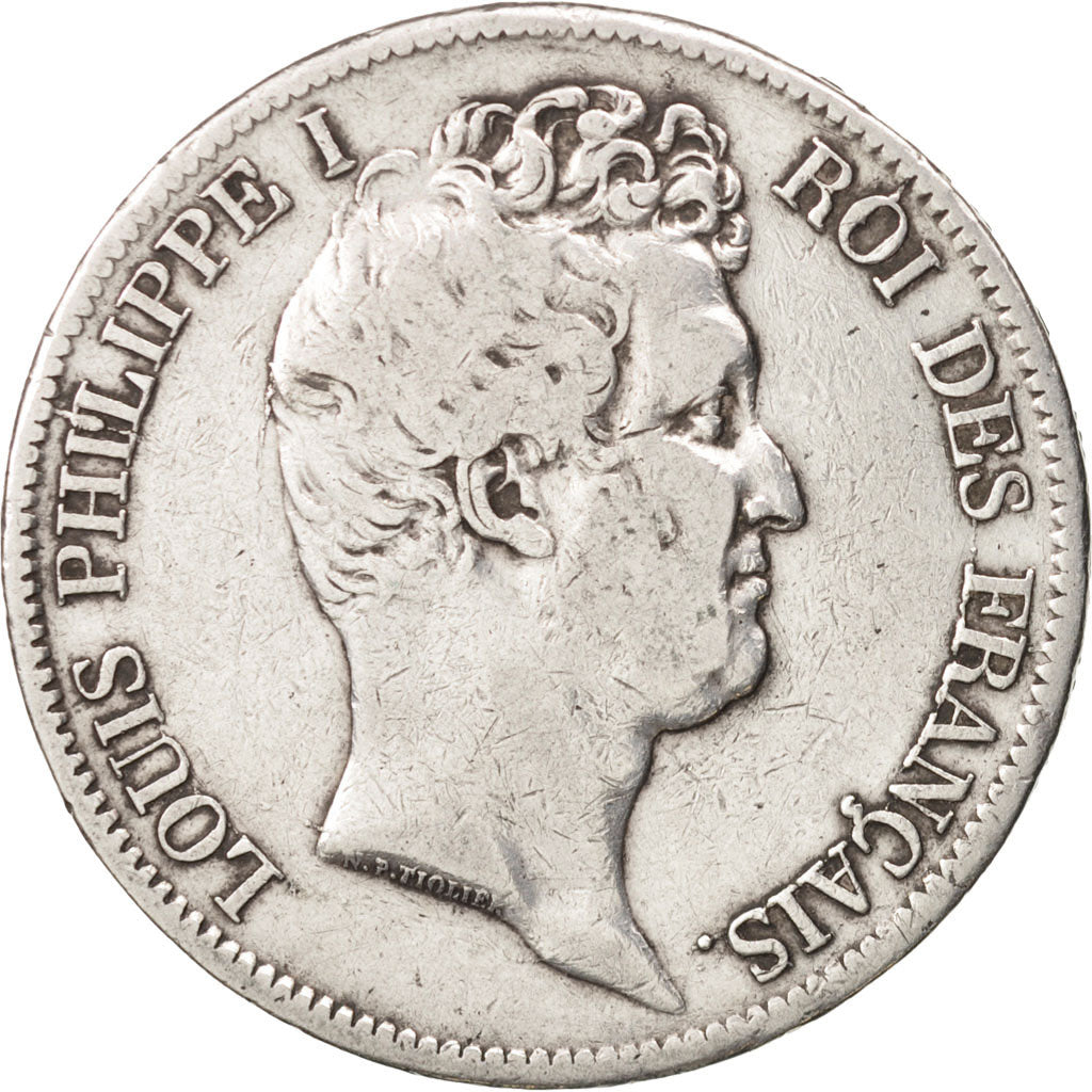Coin, France, Louis-Philippe, 5 Francs, 1831, Toulouse, VF(30-35), Silver