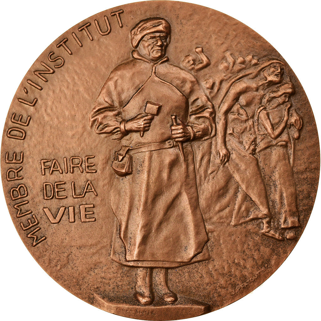 France, Médaille, Henri Bouchard, Sculpteur, Membre de L'Institut, Arts &