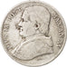 ITALIAN STATES, Pius IX, 20 Baiocchi, 1860, Roma, VF(20-25),KM 1360