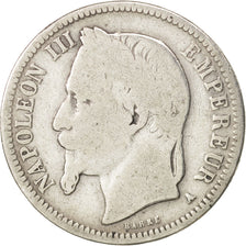 Francia, Franc, 1868, Paris, BC, Plata, KM:806.1, Gadoury:463