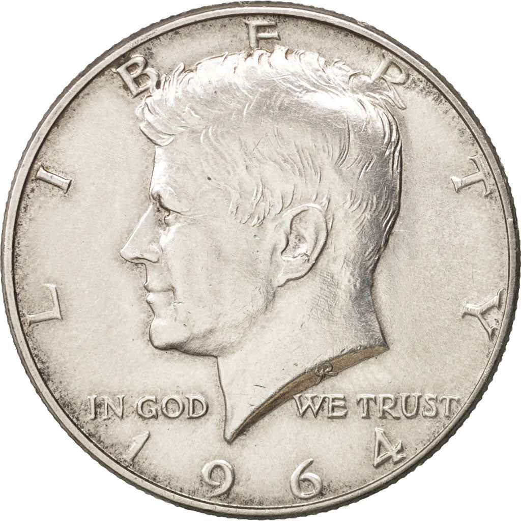 Vereinigte Staaten, Kennedy Half Dollar,1964, U.S,SS+, KM 202