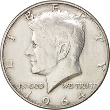 Vereinigte Staaten, Kennedy Half Dollar,1964, U.S,SS+, KM 202
