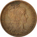 Moneda, Francia, Dupuis, Centime, 1919, Paris, MBC+, Bronce, KM:840, Gadoury:90