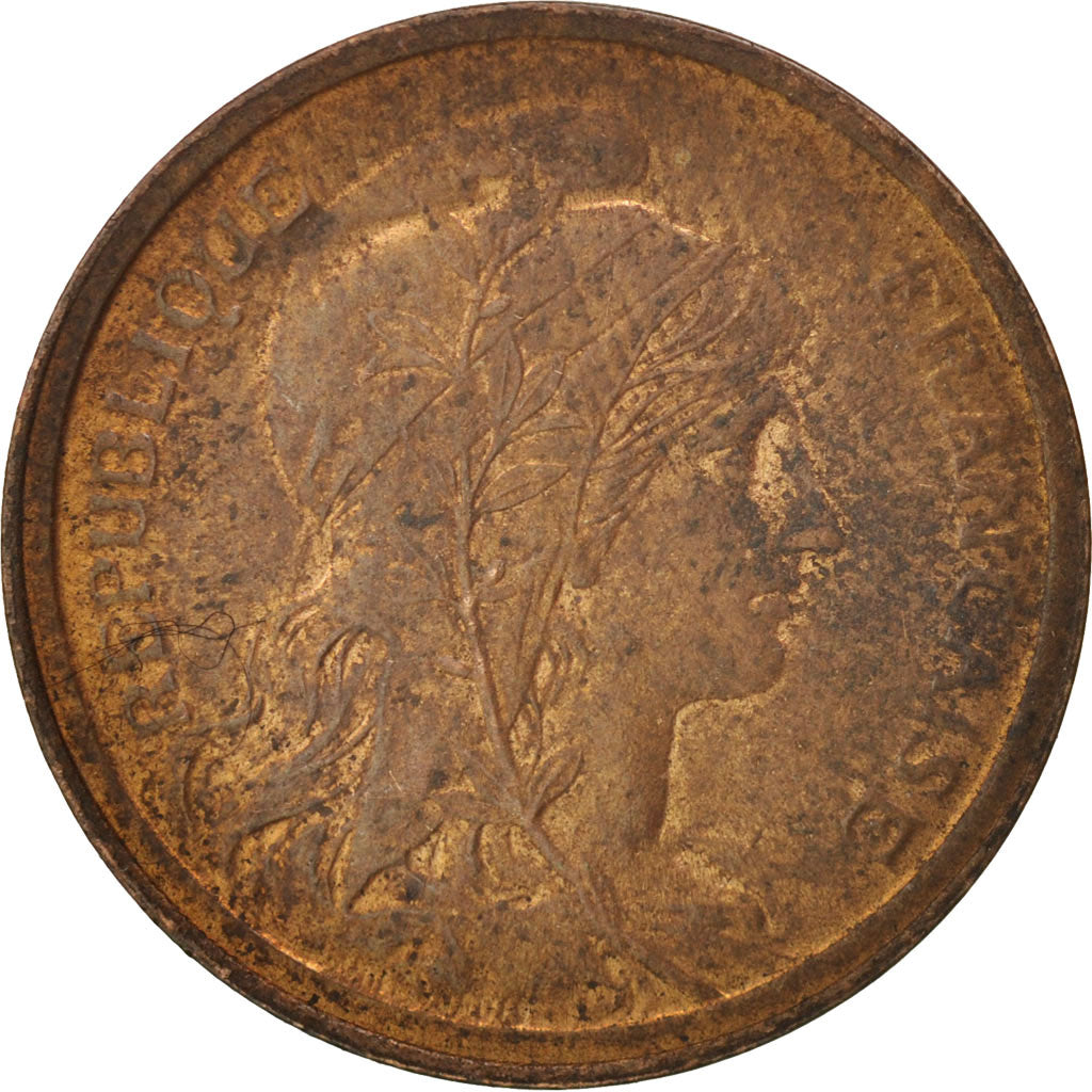 Coin, France, Dupuis, 2 Centimes, 1911, Paris, AU(50-53), Bronze, KM:841