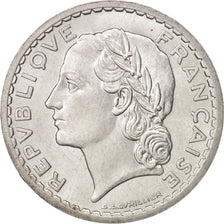 Moneta, Francia, Lavrillier, 5 Francs, 1946, Paris, SPL-, Alluminio, KM:888b.1