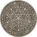 Morocco, Yusuf, 50 Centimes, 1921, bi-Bariz, Paris, EF(40-45), Nickel, KM:35.1