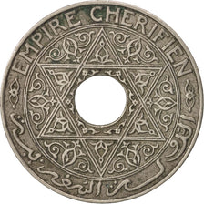 Morocco,Yusuf,25 Centimes,1921,Paris, EF(40-45),Copper-nickel,KM 34.1