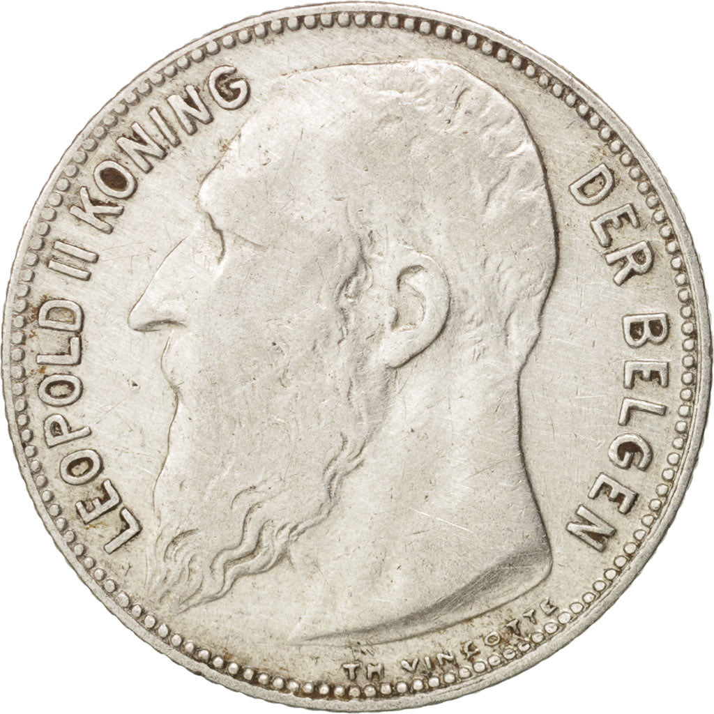 Coin, Belgium, Franc, 1909, EF(40-45), Silver, KM:57.2