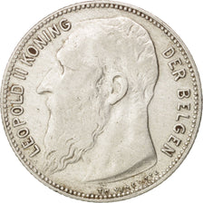Coin, Belgium, Franc, 1909, EF(40-45), Silver, KM:57.2