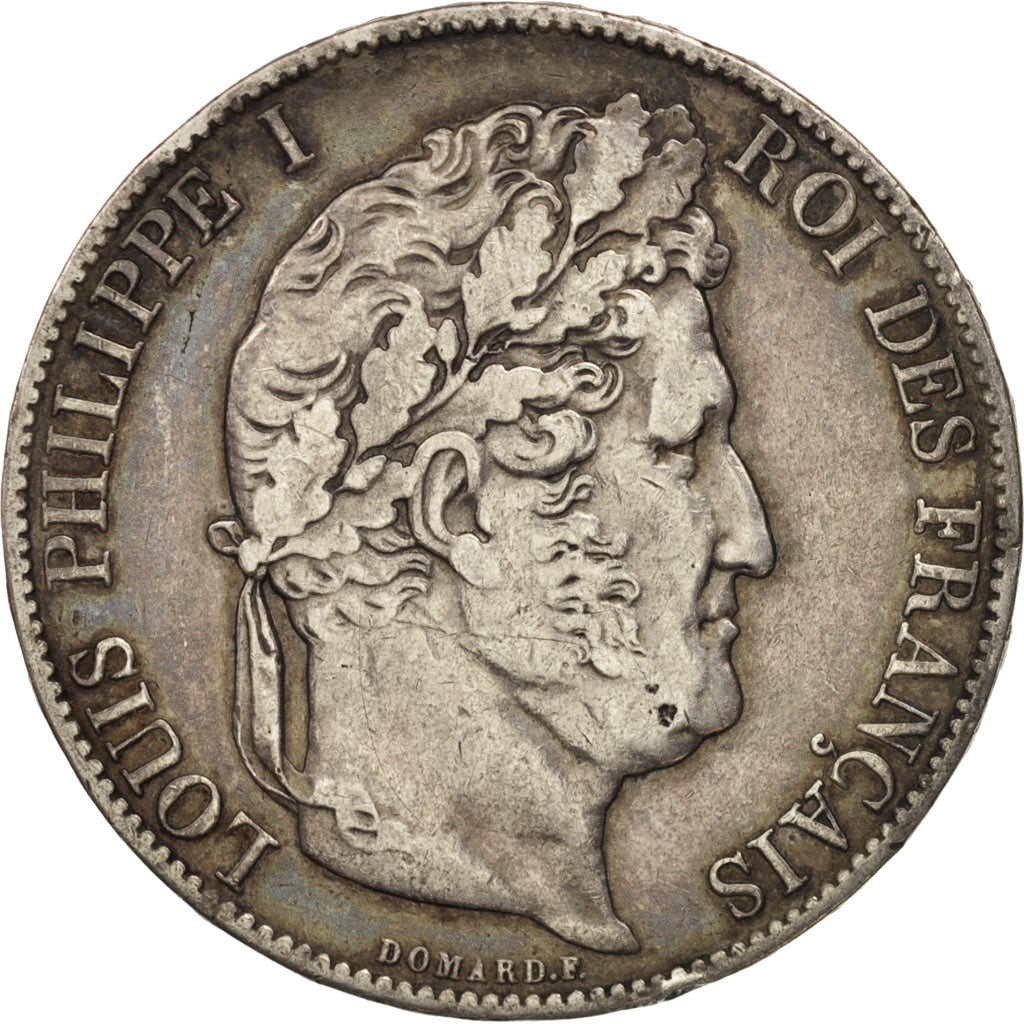 France, Louis-Philippe, 5 Francs, 1847, Paris, VF(30-35), Silver, KM:749.1