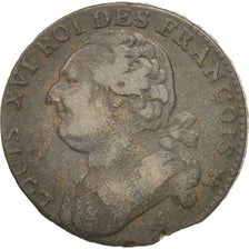 Moneta, Francia, 12 deniers françois, 12 Deniers, 1793, Paris, MB, Bronzo