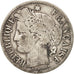 France, Cérès, 2 Francs, 1870, Bordeaux, B, Argent, KM:816.2, Gadoury:529