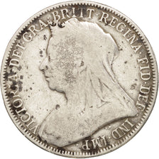 Great Britain, Victoria, Florin, Two Shillings, 1893, VF(20-25), Silver, KM:781