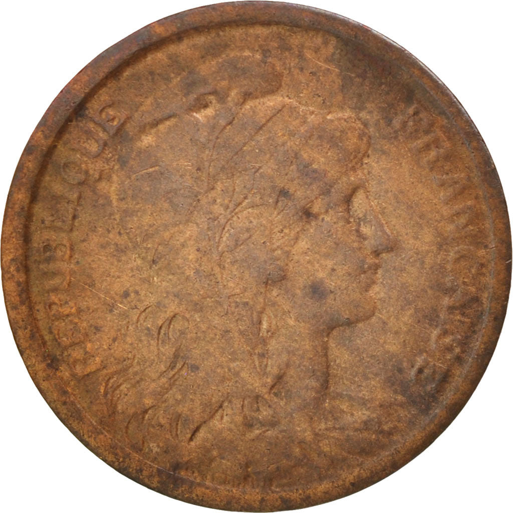 Moneta, Francja, Dupuis, Centime, 1919, Paris, EF(40-45), Bronze, KM:840