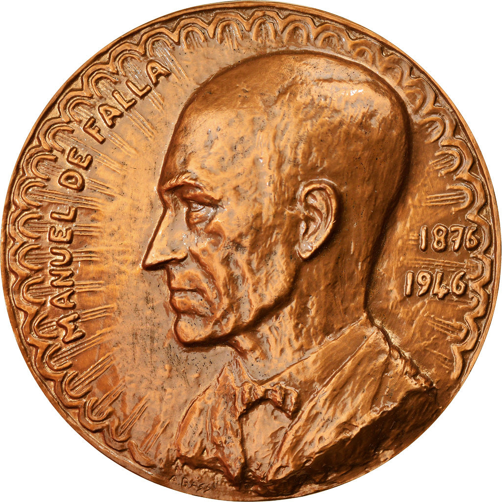 France, Medal, Musique, Manuel de Falla, Compositeur Espagnol, Arts & Culture