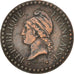 France, Dupré, Centime, 1848, Paris, EF(40-45), Bronze, KM:754, Gadoury:84