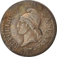 France, Dupré, Centime, 1798, Paris, TB, Bronze, KM:646, Gadoury:76