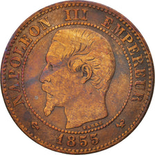 Coin, France, Napoleon III, Napoléon III, 2 Centimes, 1855, Lille, VF(20-25)