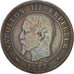 Frankreich, Napoleon III, 2 Centimes, 1853, Marseille, S,Bronze,KM 776.6