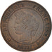 France, Cérès, 2 Centimes, 1877, Paris, EF(40-45), Bronze, KM:827.1