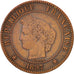 France, Cérès, 2 Centimes, 1897, Paris, VF(30-35), Bronze, KM:827.1