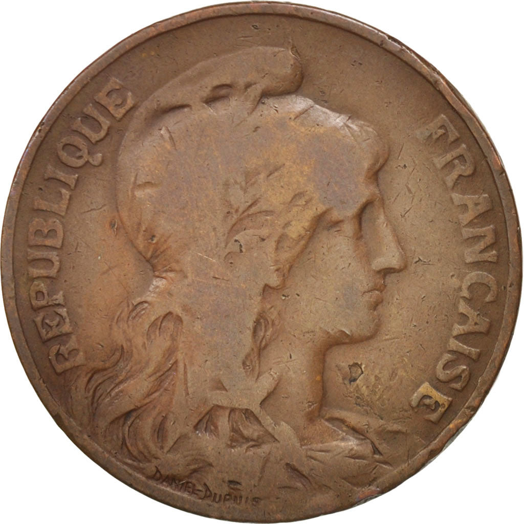 Coin, France, Dupuis, 10 Centimes, 1902, Paris, VF(30-35), Bronze, KM:843