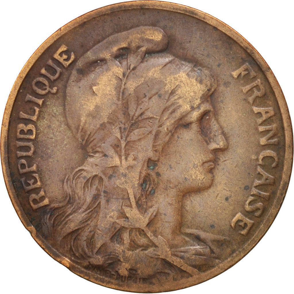 Coin, France, Dupuis, 10 Centimes, 1911, Paris, EF(40-45), Bronze, KM:843