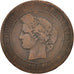 Moneta, Francia, Cérès, 10 Centimes, 1872, Bordeaux, B+, Bronzo, KM:815.2
