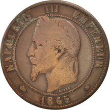 Münze, Frankreich, Napoleon III, Napoléon III, 10 Centimes, 1865, Paris, SGE+