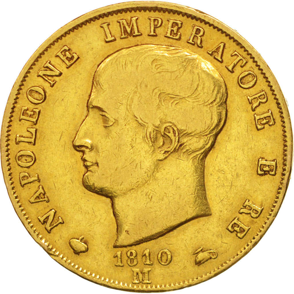 Coin, ITALIAN STATES, KINGDOM OF NAPOLEON, Napoleon I, 40 Lire, 1810, Milan