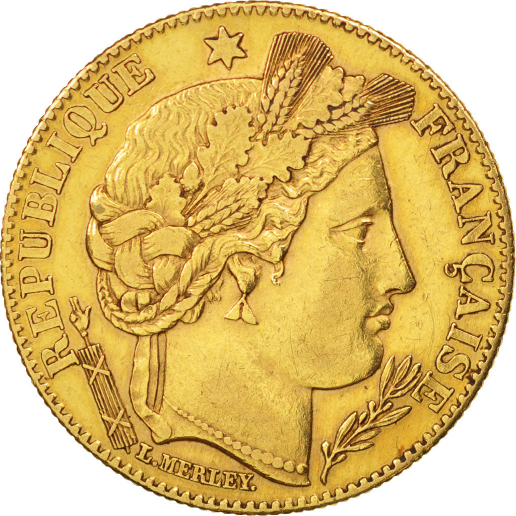 France, Cérès, 10 Francs, 1899, Paris, AU(50-53), Gold, KM:830, Gadoury:1016
