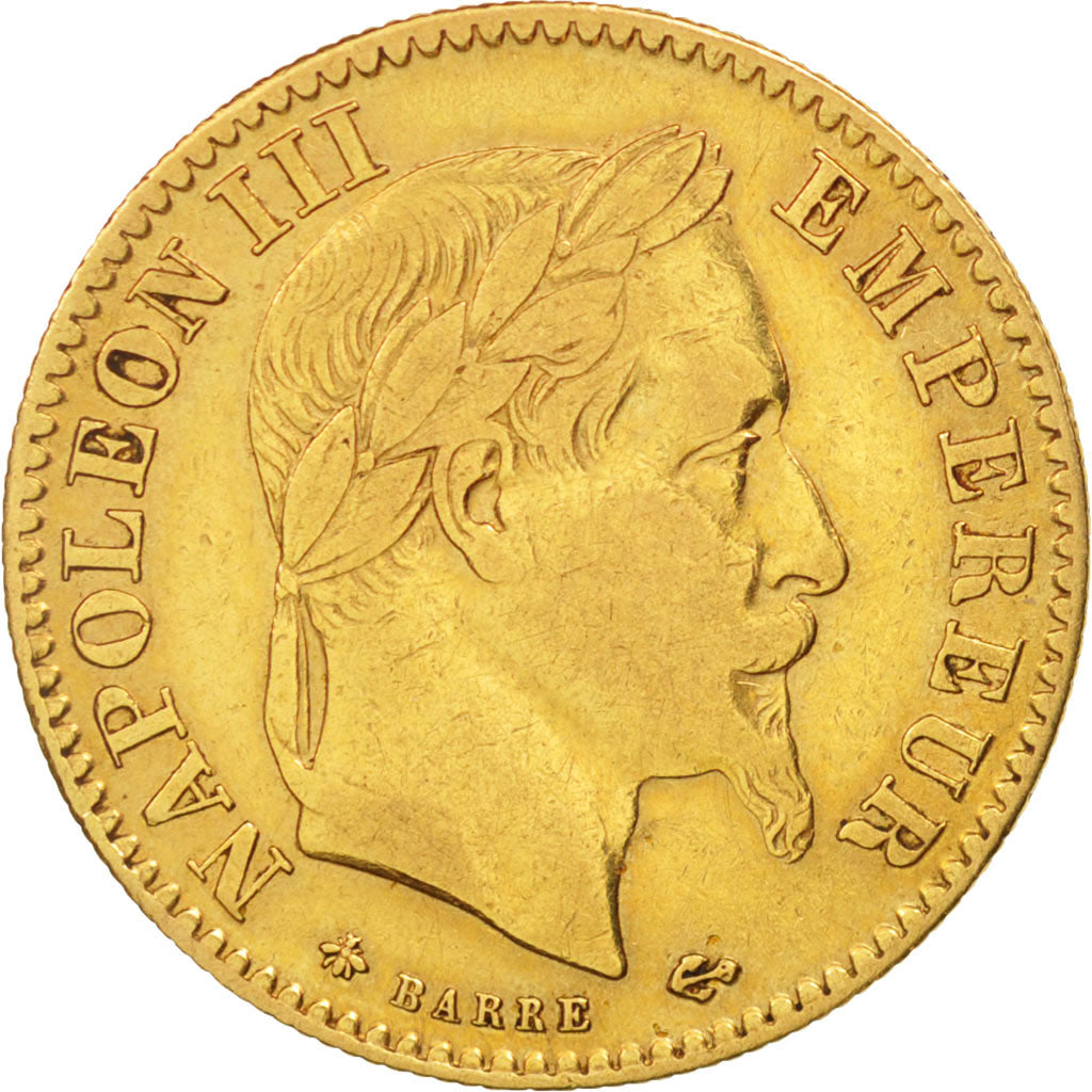 Coin, France, Napoleon III, Napoléon III, 10 Francs, 1865, Paris, EF(40-45)