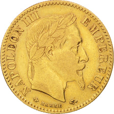 Coin, France, Napoleon III, Napoléon III, 10 Francs, 1865, Paris, EF(40-45)