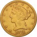 United States, Coronet Head, $5,1871, Carson City, EF(40-45), KM 101