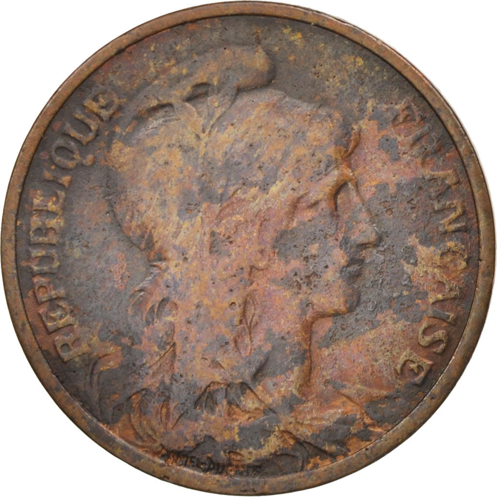 Monnaie, France, Dupuis, 5 Centimes, 1913, Paris, TB+, Bronze, KM:842