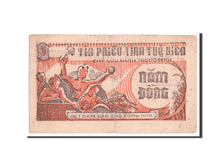 Banknot, Wietnam, 5 Dông, 1949, EF(40-45)